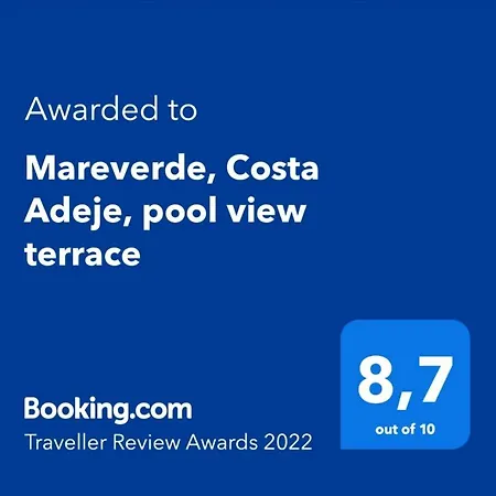 Mareverde, Costa Adeje, Pool View Terrace Апартаменты Адехе